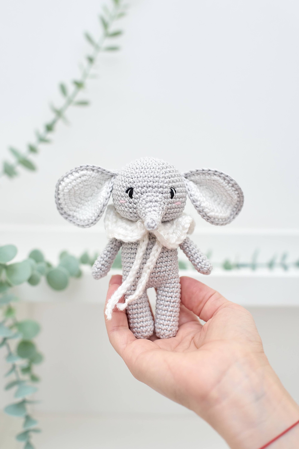 ZsebAmara - horgolt elefánt marokfigura